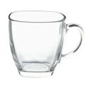 Pack of 6 Glass Home Deocr Tableware Serving Tea Coffee Cups set (Clear). 