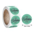 Design Birthday Kid Round Paper Label For Envelope 50-500Pcs Style Diy Multi Sealing Stickers Sticker S Happy Stationery(Qy769-100Pcs). 
