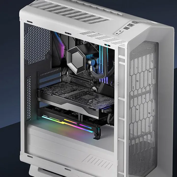 2%20In%201%20Rgb%20Gpu%20Holder%20With%203x80mm%20Fans%20Argb%20Horizontal%20Graphic%20Cards%20Bracket%20Video%20Support%205v3pin%20Radiator%20Cooling%20Fan%20-%20Image%206