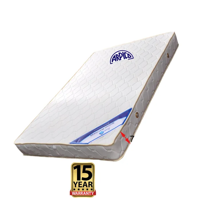 ARPICO Flexifoam Spring Mattress - 72X48X7 (6X4) - 15 company Years warranty