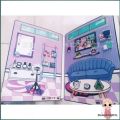 K14Toca LIFE WORLD QUIET BOOK/TOCA BOCA/TOKA BOKA PURPEL HOUSE Children's Educational Toys PAPER BOOK PAPER Dolls Disassembly Ages 3-9 Years. 