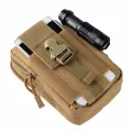 EsoGoal T-actical Molle Pouch Compact Utility Gadget Belt Waist Bag Pack Pocket Organizer with Cell P-hone Mobile P-hone H-olster Holder. 