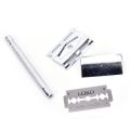 Safety Razor Metal Double-edged Shaving Razor Manual Mustache Removal Traditional Shaving Tool For Hotel Home Travel. 