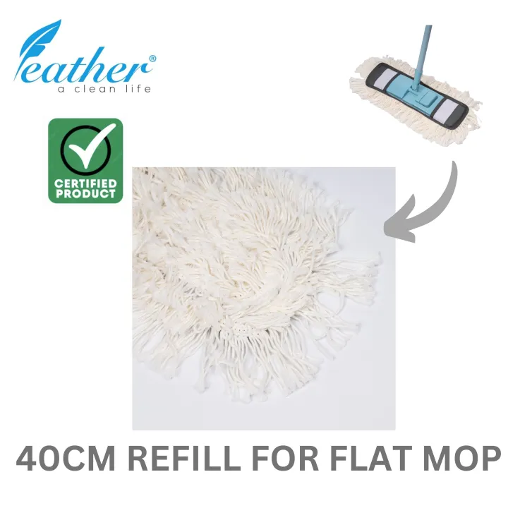 40CM COTTON REFILL FOR FLAT MOP