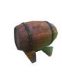 wooden Wine barrel. 