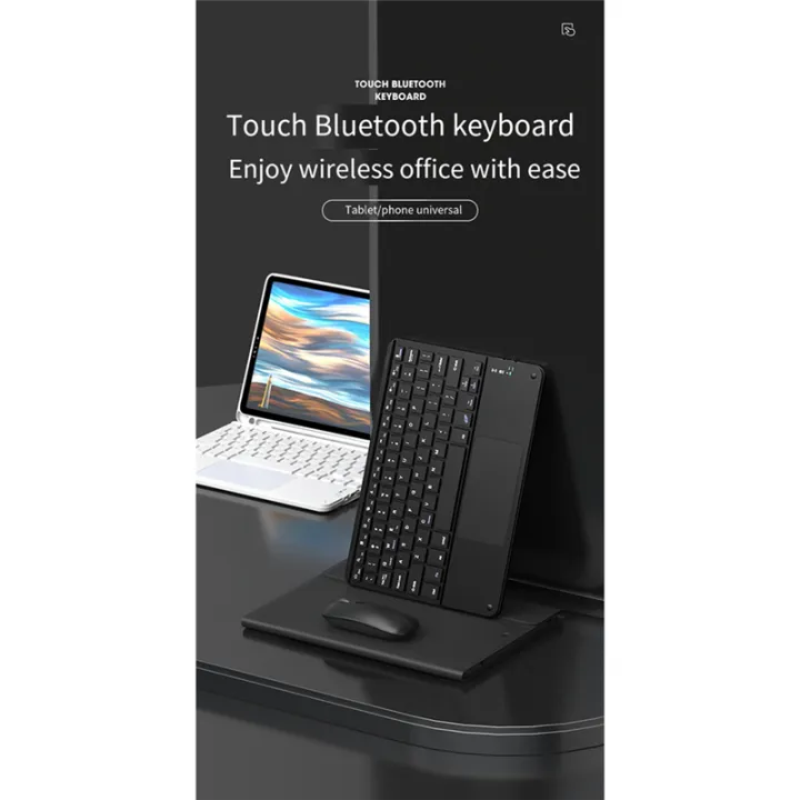 10inches%20Touchpad%20Bluetooth%20Keyboard%20Compatible%20with%20,%20Android,%20and%20IOS%20English%20Green%20-%20Image%207