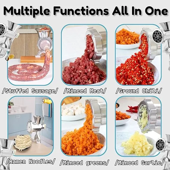 Meat%20Grinder%20Meat%20Mincer%20-%20Silver%20Manual%20Meat%20Mincers,Sausage%20Stuffer%20Hand%20Grinder,Hand%20Crank%20Mincer%20Grinding%20Machine%20Kitchen%20Tools%20for%20Ground%20Meat,Enema,Ramen,and%20Biscuit%20Making%20-%20Image%205