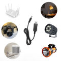 DC 5V to 12V USB Cable WiFi Router to Powerbank Cable Connector. 