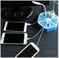 4 In 2 Electric Socket With 4 USB Ports / Plug Point 4. 