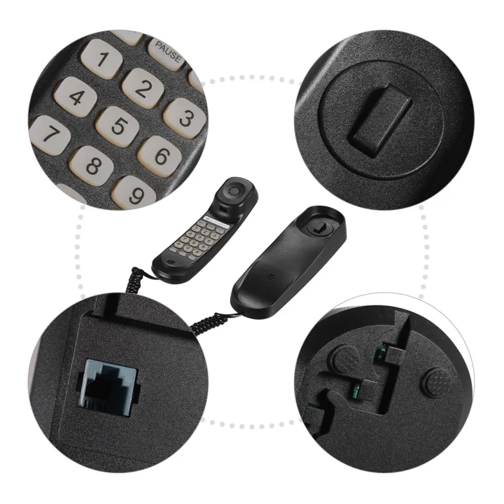 Mini%20Desktop%20Corded%20Landline%20Phone%20Fixed%20Telephone%20Wall%20Mountable%20Supports%20Mute/%20Pause/%20Hold/%20Reset/%20Flash/%20Redial%20Functions%20for%20Home%20Hotel%20Office%20Bank%20Call%20Center%20-%20Image%204