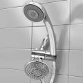 3 Way Shower Diverter with Hand Shower Cradle Faucet Overhead Spray Shower Arm Tee Splitter Boom Adapter. 
