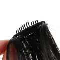 Eight-Character Bangs - Heat Resistant Fiber, 25cm, Multiple Colors. 