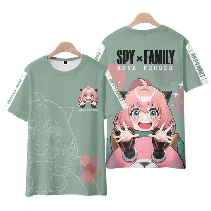 Spy%20X%20family%203D%20print%20T-shirts%20anime%20Kawaii%20girl%20Anya%20boys%20fashion%20oversized%20T%20shirt%20Harajuku%20kids%20tees%20tops%20girls%20clothes%20-%20Image%203