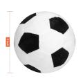 Soccer Sports Ball Throw Pillow Stuffed Soft Plush Toy For Toddler Baby Boys Kids Gift, 8 inch L X 8 inch W X 8 inch H, Black. 