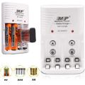 MP C802B Battery Charger 4 Slots For AA AAA 9V  Rechargeable Battery 220V. 