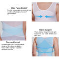【Big-promotion】 Men Compression Shirt Slimming Undershirt Body Shaper Chest Compression Tummy Control Tank Top Shapewear Underwear.