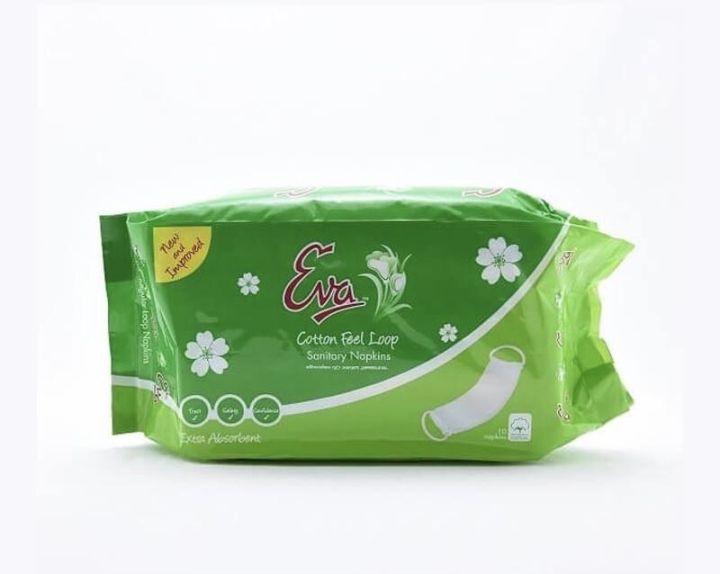 Maternity care Pregnancy mothers Napkin loop pad 1 pack Eva with loop Green