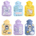Hot Water Bottle with Cover 250ml Cute Cartoon Hot Water Bag for Hot and Cold Compress Winter Hand Feet Warmer for Menstrual Cramps Neck and Shoulder Relief functional. 