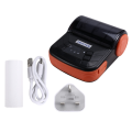Portable High Speed Bluetooth Printer Mini Thermal Inkless Printer Long Battery Life for Android, IOS, UK Plug. 