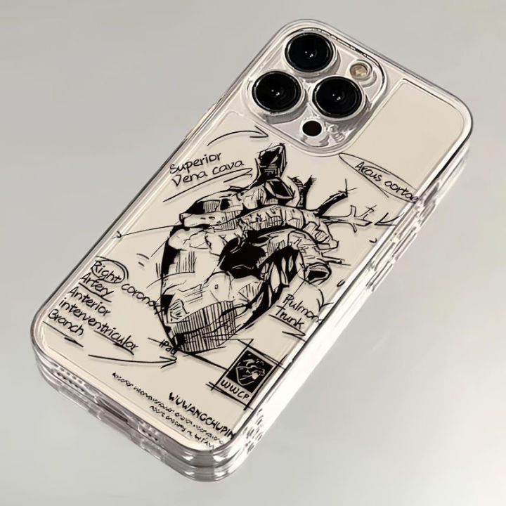 Sketch%20heart%20graphic%20phone%20case%20for%20iPhone%2015%2014%2013%2012%2011%20x%20XR%20Xs%20SE2%20SE%208%207%20plus%20pro%20Max%20mini%20TPU%20back%20cover%20-%20Image%206