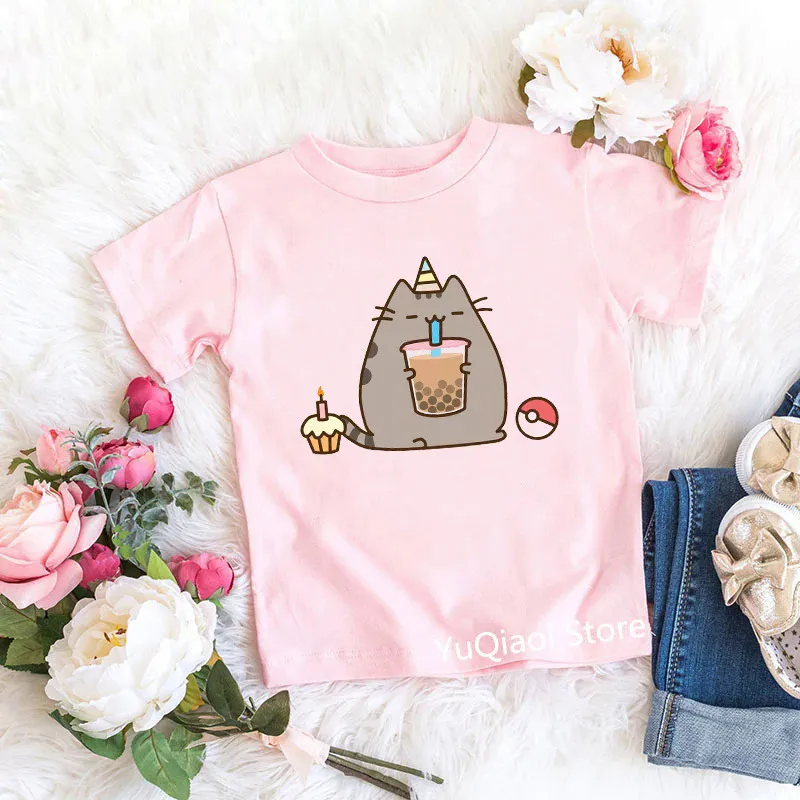 Pusheen birthday shirt best sale