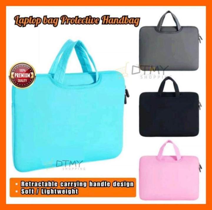 (13/14/15.6inch) SPONGE HANDBAG Laptop Bag Carrying Notebook Case Cover Protective Sleeve Waterproof Macbook手提电脑包
