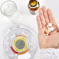 Bluetooth Automatic Pill Dispenser,28-Day Capacity, Sound & Light Alerts, Key Lock, LCD & Easy Setup on the LiveFine App. 