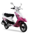 Tvs Scooti Pep+ White Pink Bike Full Sticker Kit. 