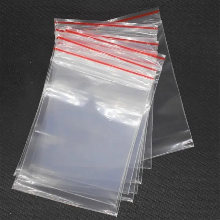 8"%20X%2011"%20Ziplock%20Bags%20Clear%20Self%20Sealing%20Packaging%20Bags%20Transparent%20-%20Image%202