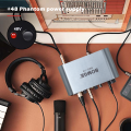 BOMGE BMG11S 3rd Gen USB Audio Interface, for the Guitarist, Vocalist, Podcaster or Producer — High-Fidelity, Studio Quality Recording. 