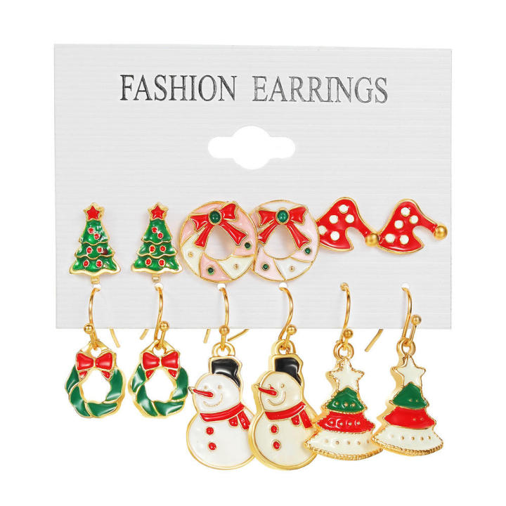 Christmas%20Gifts%20For%20Women%20Earrings%20For%20Girls%20Dangle%20Earrings%20For%20Christmas%20Christmas-themed%20Earrings%20Cute%20Holiday%20Earrings%20-%20Image%209