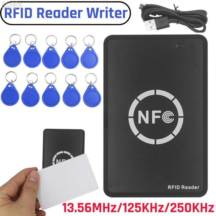 NFC Copier Duplicator 125KHz Key Fob NFC Smart Reader Writer 125KHz ...