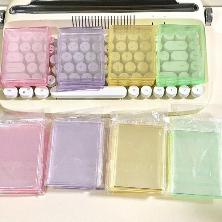 Acrylic%20Acrylic%20bead%20chain%20card%20sleeve%20Excellent%20material%206%20colors%20Small%20card%20display%20frame%20Card%20brick%20for%20Protecting%20Cards%20-%20Image%203