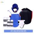 5 Pieces Taekwondo Protective Gear Karate Sparring Gear for Muay Thai. 