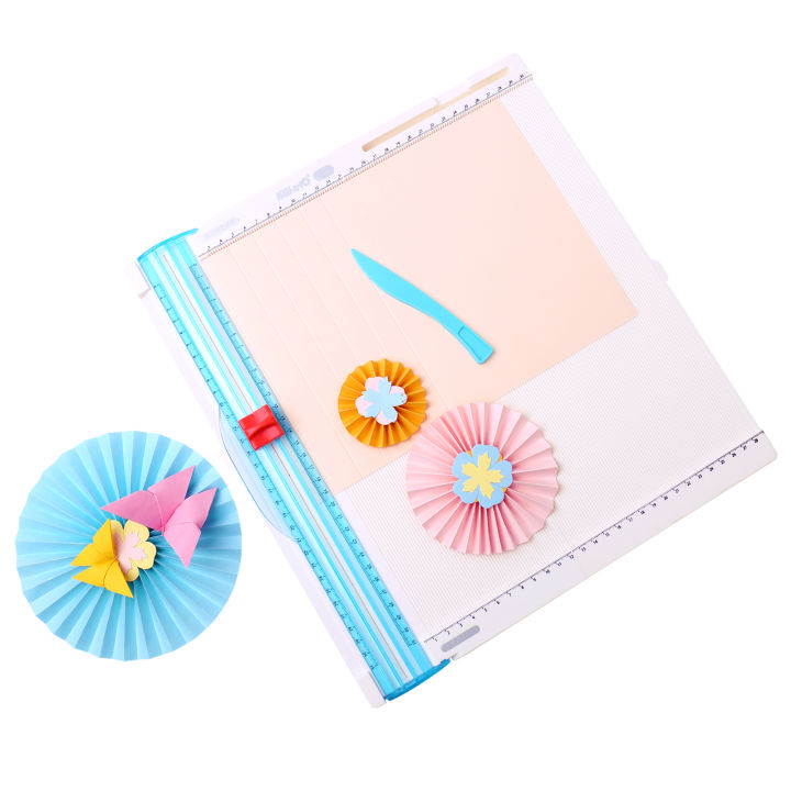 HXSJ%20Kw-Trio%202-In-1%20Desktop%20Paper%20Cutter%20Foldable%20Craft%20Paper%20Trimmer%2012.2%20Inch%20Cutting%20Length%20With%20Straight%20Edge%20Cutter%20Fold%20Line%20Function%20Scale%20Design%20Office%20Home%20Stationery%20For%20Paper%20Laminated%20Photos%20Pictures%20Cards%20Scrapbooking%20Tool%20-%20Image%202