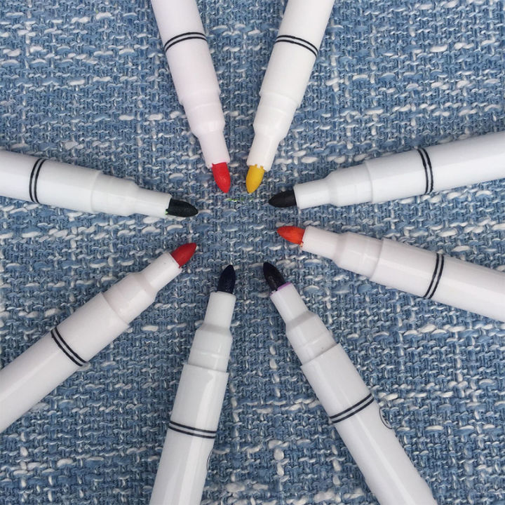 8%20Pcs%20Textile%20Marker%20Fabric%20Paint%20Pen%20Diy%20Crafts%20T-shirt%20Pigment%20Painting%20Pen%20Yao%20Store%20-%20Image%204