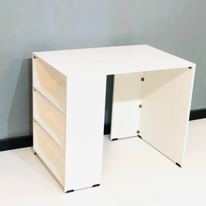 VTEC Simple Study Table/ Computer Desk/ Laptop Table/ Office table /Small Table / Kids Table / With side rack design /