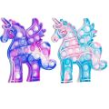 【yj739-hh-zr-djs】 16.5Cm Poped Fidget Toys Unicorn Anti-Stress Decompression Anime Popis Push Dimple Boy and Girl Gift Toys. 