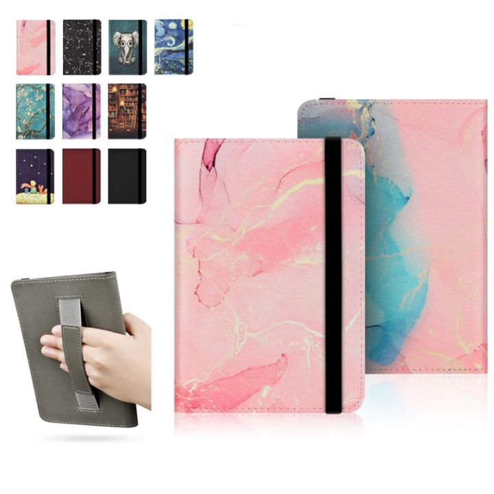 Cute%20Universal%20Flip%20Book%20Cover%20for%20Kobo%20Aura%20Edition%202%20(6''-inch)%20HD%20E%20Ink%20Carta%20EReader%20N236%20Cased%20Aura%202%20Ebook%20Case%20Hand%20Strap%20-%20Image%202