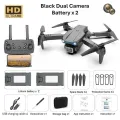 E99 Pro Dual Camera Drone Wide Angle RC HD Camera Mode Foldable Helicopter Aircraft Quadcopter Drone. 