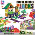 Dream Villa Building Blocks Set with trees (94Pcs) Educational Toys Home Building set. 
