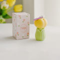 Tulip Flower Scented Candle Cute Handmade Soy Wax Aromatherapy Candles Wedding Birthday Party Home Decor Gift Photo Props. 