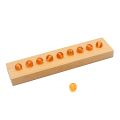 Montessori Golden Beads With Wood Tray Coloful Beads Hundreds Beads Square Educational Counting Learning Math Toys For Children. 