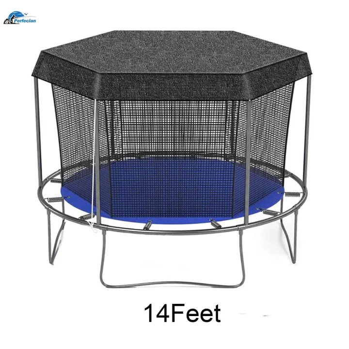 Trampoline%20Cover%20Wear%20Resistant%20Effective%20Easy%20to%20Use%20Practical%20Trampoline%20Shade%2014%20Feet%20For%206%20Rods%20-%20Image%207