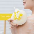 Bath Brush Soft Bath Ball With Suction Cup Bathroom Body Brushes Exfoliating Scrub Back Scrubber Shower Massage Brushes. 