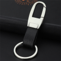 【Zejunsun】Men's simple waist buckle leather business keychain car keychain classic keychain accessories. 