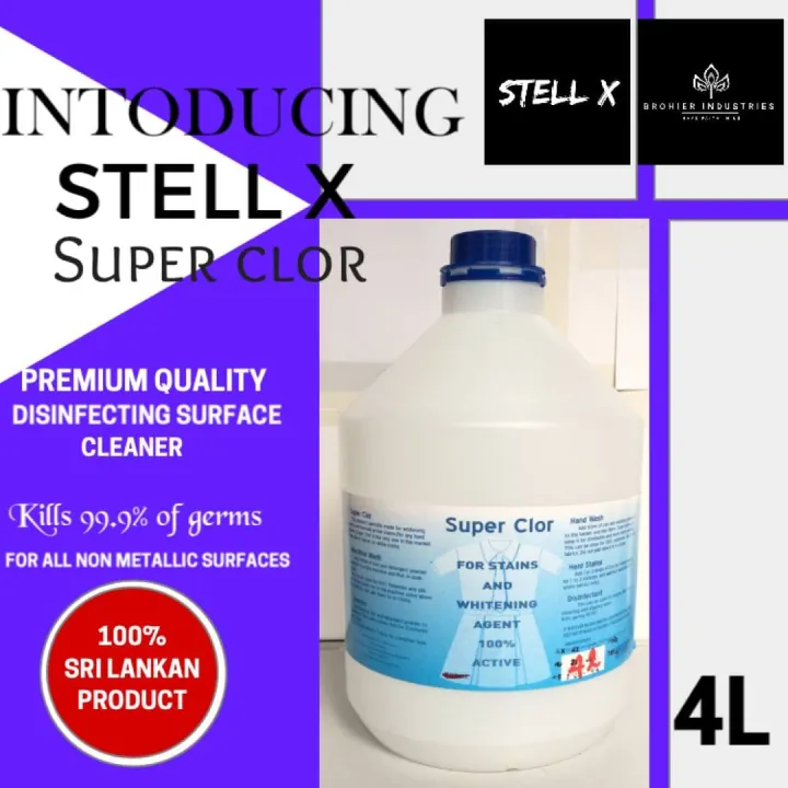 STELL X SUPER CLOROX 4L