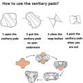 Simfamily Organic Bamboo Heavy Flow Cloth Sanitary Menstrual Pads. 