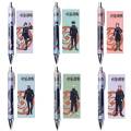 Anime Jujutsu Kaisen Cute 0.5mm Mechanical Pencil Student Writing Drawing Tool Push Automatic Pen Ballpoin pen kids stationery gift Itadori Yuuji Gojou Satoru Fushiguro Megumi Kugisaki Nobara Pen. 