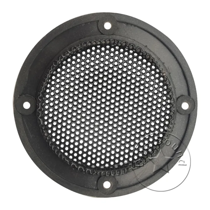 Mcredy Speaker Grill Cover Speaker Grill Zwart 2 inch ABS Plastic Koudgewalst Staal Pack van 4